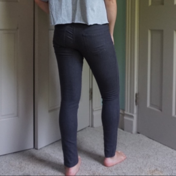 Forever 21 Dark Grey Skinny Jeans - Picture 2 of 3